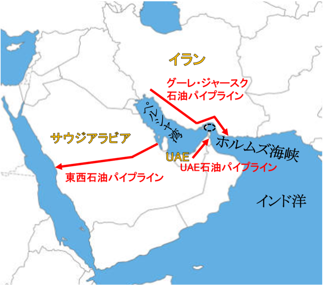 アラビア半島を横断するサウジアラビアのパイプライン攻撃受ける!!